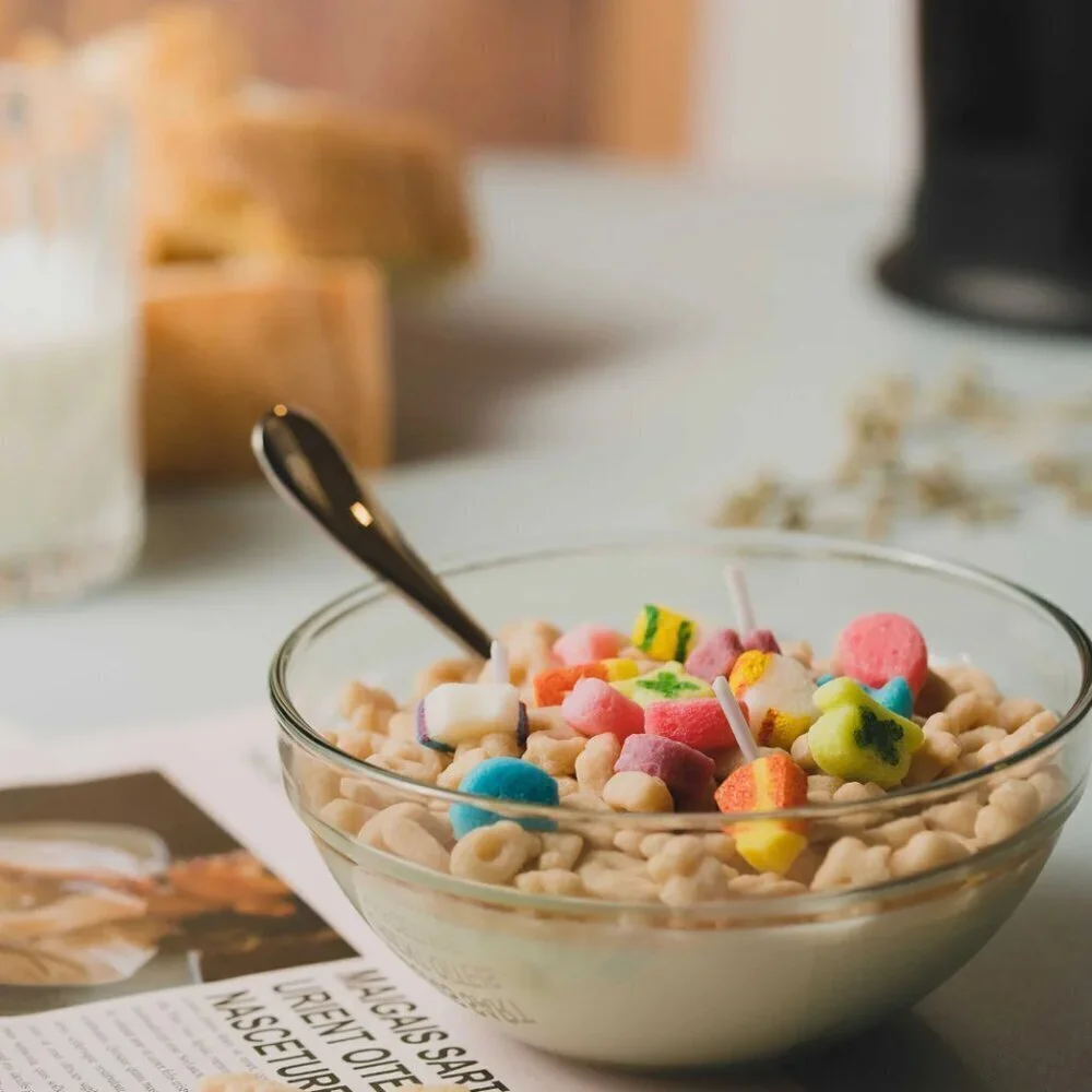 NWT Lucky Charms Candle Cereal Bowl NIB Scented